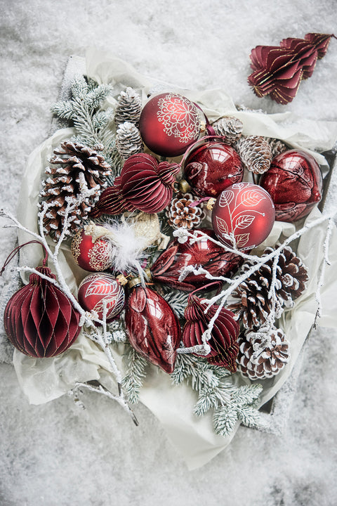 Boules de Noël rouges - Lene Bjerre 