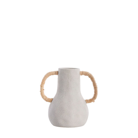 Ayelle vase H21,5 cm. gris clair