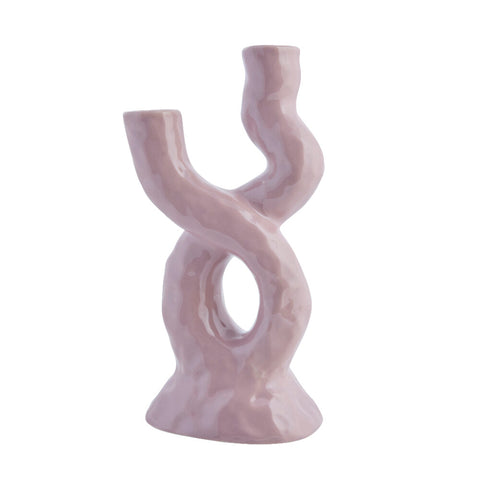 Corille vase décorative H25 cm. violet