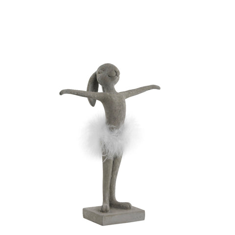 Semilla Figurine de lapin de Pâques 26,5cm. gris