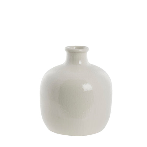 Vasilia vase 32x28 cm. blanc cassé