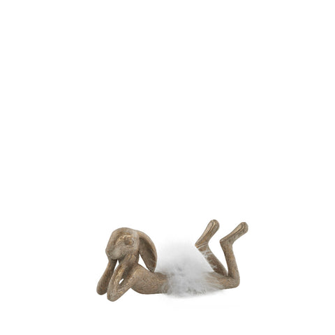 Semilla Figurine de lapin de Pâques 8,4cm. or clair