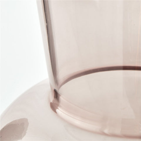 Hedria vase H30,5 cm. vieux rose