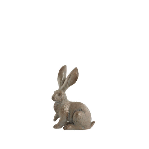 Sevonia Figurine de lapin de Pâques 21cm. champagne