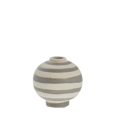 Aniella vase décorative H11,5 cm. gris