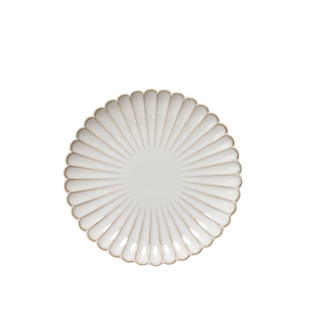 Camille assiette  Ø20,5 cm. blanc cassé
