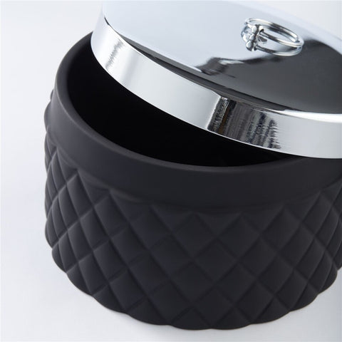 Portia pot H9 cm. noir