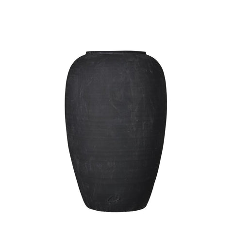 Catia vase H55 cm. noir antique