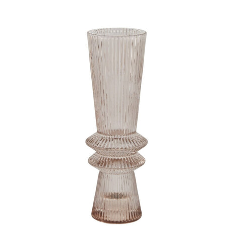 Sivia chandelier/vase H15,5 cm. vieux rose