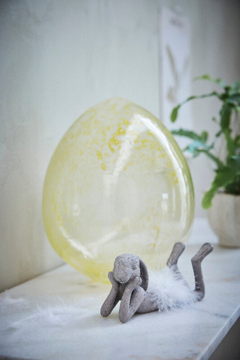 Semilla Figurine de lapin de Pâques 8,4cm. gris