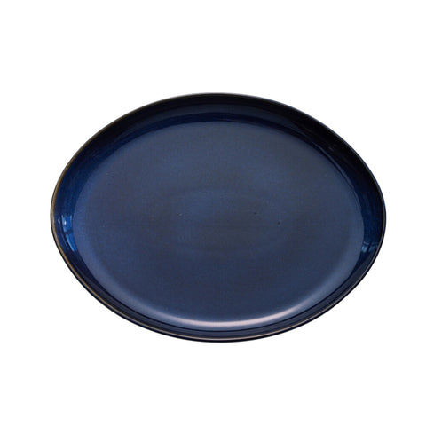 Amera plat 40x30 cm. bleu