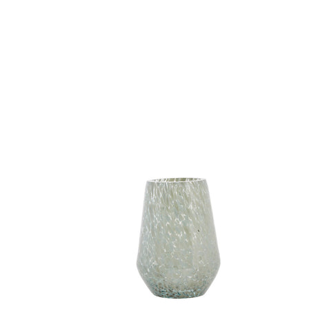 Avillia vase H18 cm. menthe