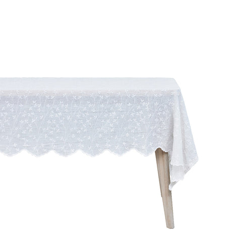 Eloise nappe 320x160 cm. blanc cassé