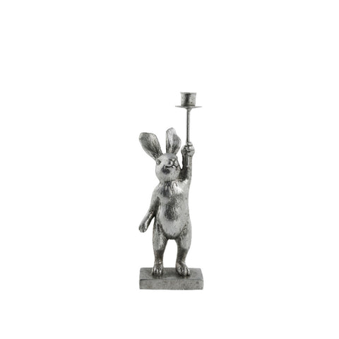 Semina Figurine de lapin de Pâques 18cm. argent