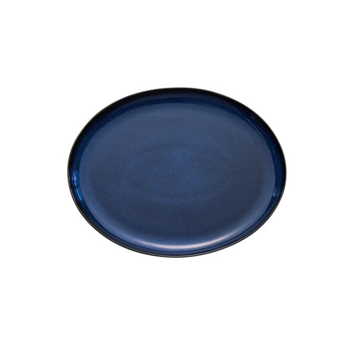 Amera plat 34x27 cm. bleu