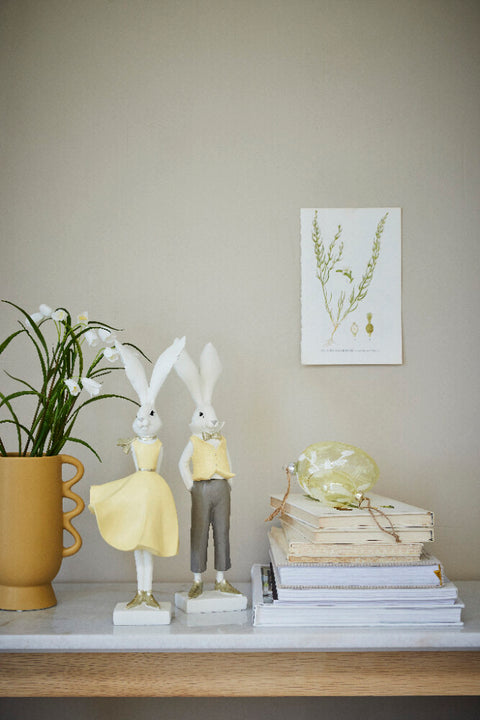 Sevia lapin décoration jaune