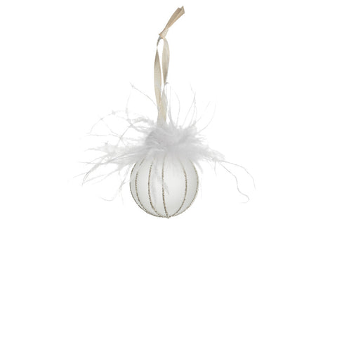 Norilia boule H7 cm. blanc