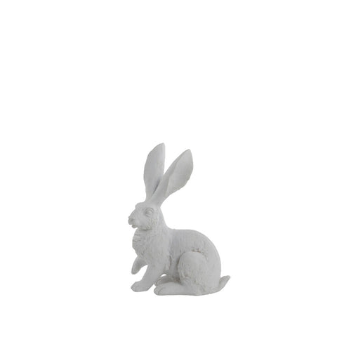 Sevonia Figurine de lapin de Pâques 21cm. blanc