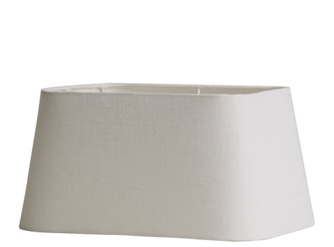 Rustic Linen abat-jour blanc 36,5x22,5 cm.