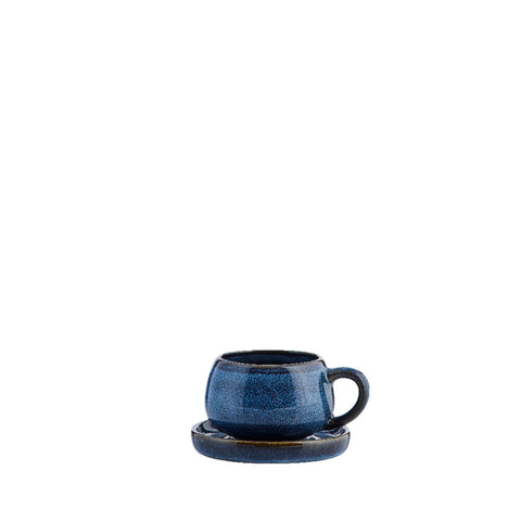 Amera tasse espresso 9x9 cm. bleu