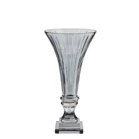 Ciselle vase H25,5 cm. gris foncé