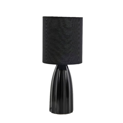 Sarah lampe de table 34cm. noir