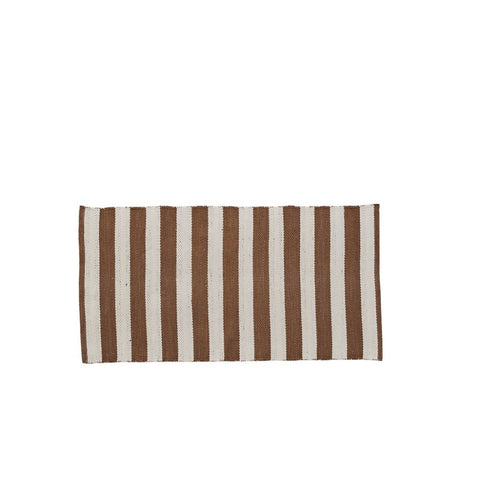 Strivie tapis H140 cm. brun doré