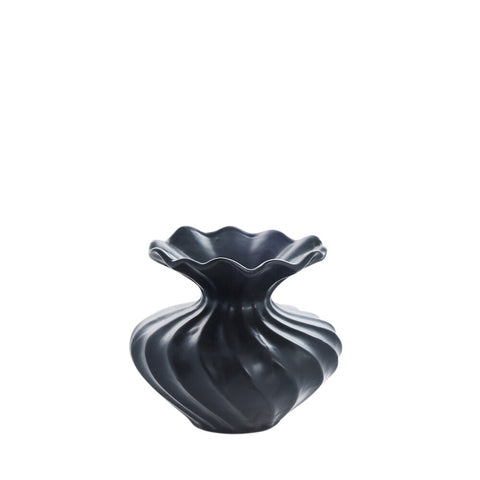 Susille vase 14 cm. noir