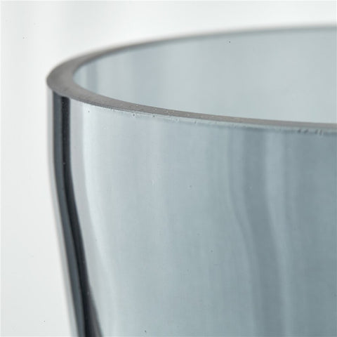 Hedria vase H30,5 cm. gris foncé