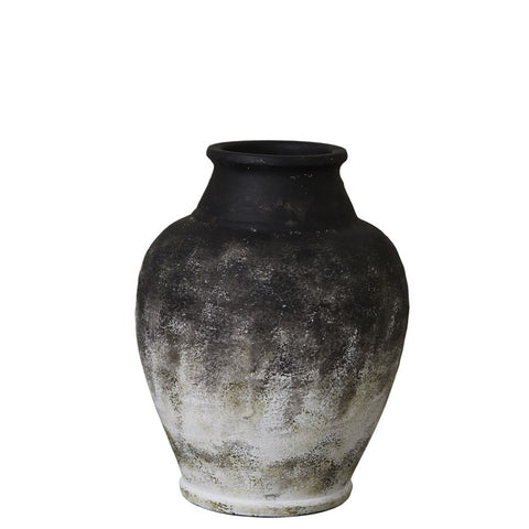 Anna vase H30,5 cm. noir antique