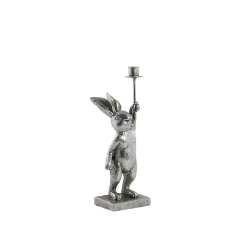 Semina Figurine de lapin de Pâques 18cm. argent