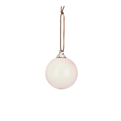 Clarie boule H12 cm. rose pale