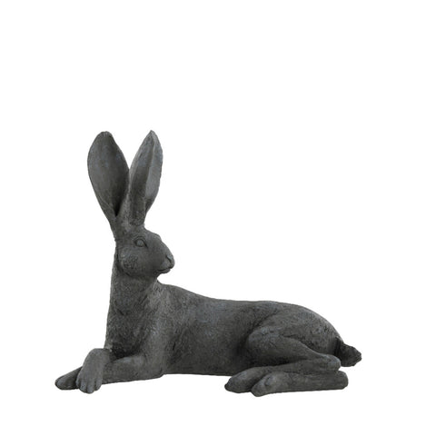 Sevonia Figurine de lapin de Pâques 29cm. gris