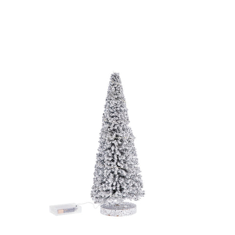 Alville sapin H40 cm. argent