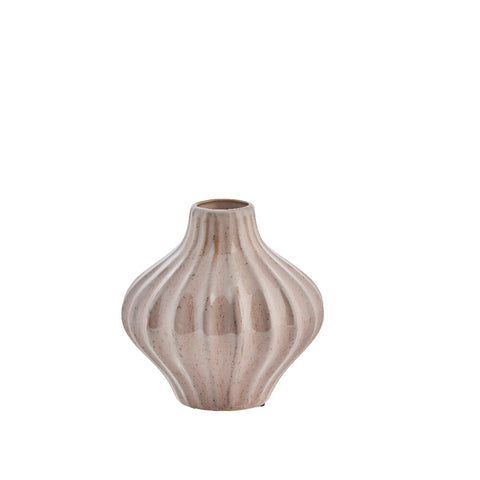 Milenne vase décorative H14,5 cm. poudre