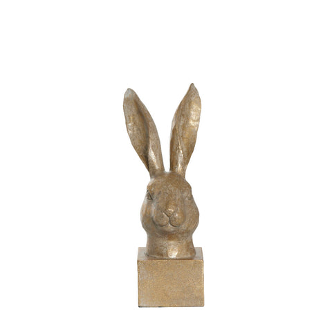 Semina Figurine de lapin de Pâques H10 cm. or clair