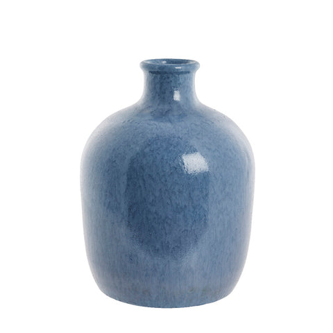 Vasilia vase décorative 39,5x29 cm. bleu