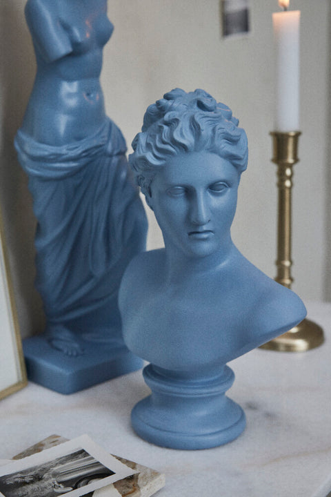 Statia décoration 30,5 cm. bleu