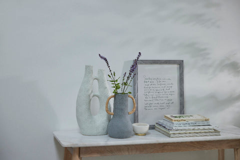 Ayla vase décorative H41,5 cm. blanc
