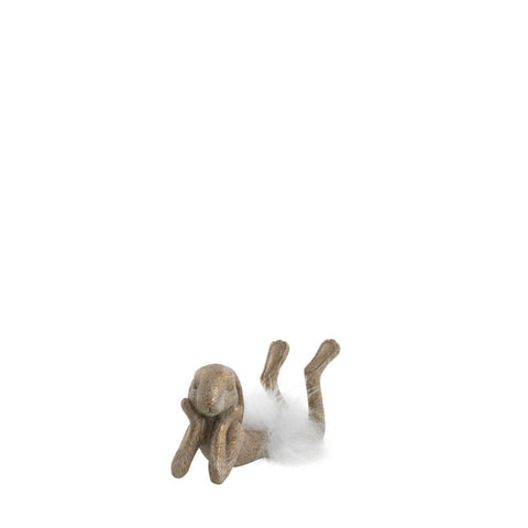 Semilla Figurine de lapin de Pâques 8,4cm. or clair