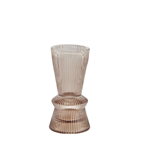 Sivia chandelier/vase H11,5 cm. vieux rose