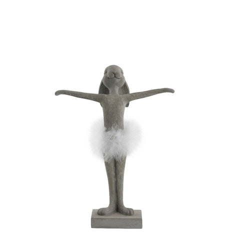 Semilla Figurine de lapin de Pâques 26,5cm. gris