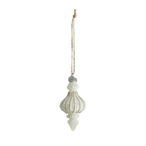 Norille décoration H12 cm. blanc cassé