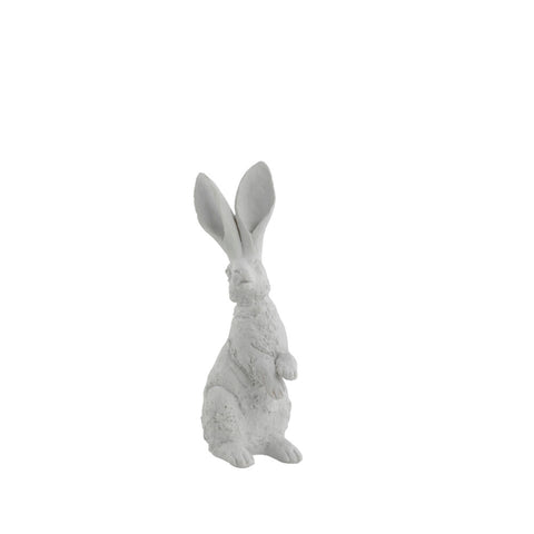 Sevonia Figurine de lapin de Pâques 27,2cm. blanc