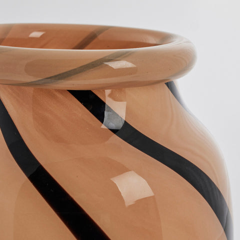 Marena vase 20x16 cm. orange