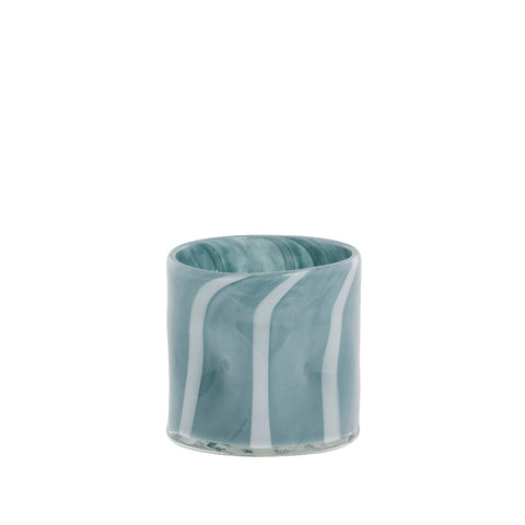 Marelle vase 10x10 cm. bleu clair