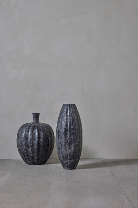Esme vase décorative H42 cm. noir