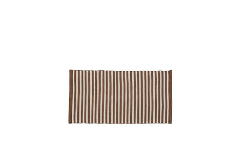 Strivie tapis H140 cm. brun doré