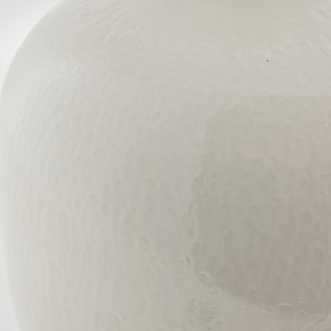 Vasilia vase 39,5x29 cm. blanc cassé