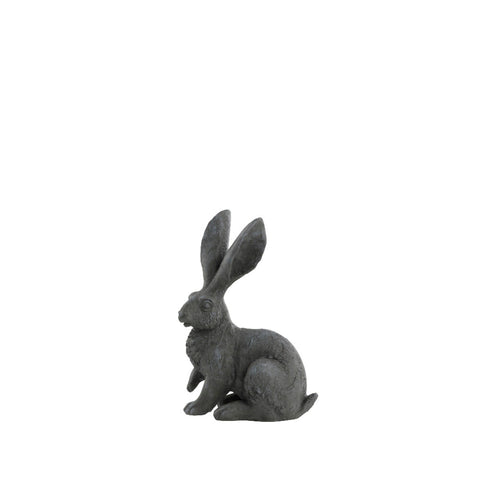 Sevonia Figurine de lapin de Pâques 21cm. gris